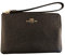 COACH small corner zip wristlet Black