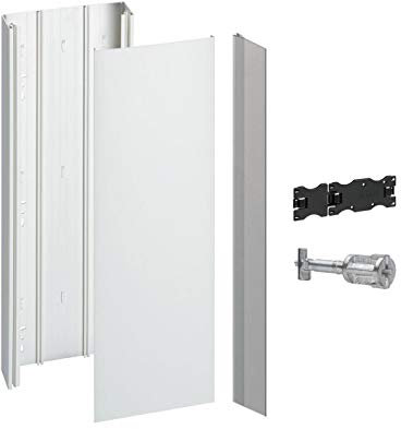 Support universel de panneau de contrôle pour goulotte Gamma+ - Jeu de 2 - Blanc - JZ104 - Hager