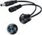 Ounsinn 12v dimmer Switch Memory Function stepless dimming Switch DC12V 24V Blue led for 16mm 3/5'' mounting Hole(16mm 1pack,black stepless)