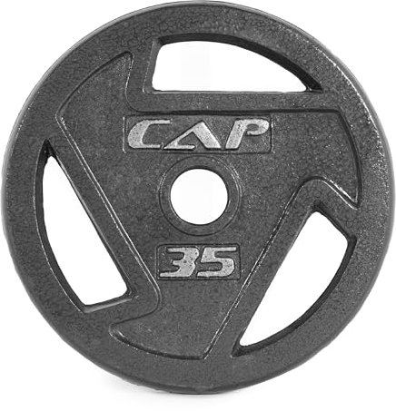 CAP Barbell 2-Inch Olympic Grip Weight Plate, 35 lb, Single Plate