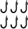 OMMUU 6PCS Squat Rack Holder Attachments for Home Gym Storage Heavy Duty Weight Rack Holder with Storage Hook for Resistance Bands Barbell Collars and Gym Accessories Gym Organization Made Easy with