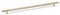 320mm Knurled Gold Bar Handle Rose Champagne Kitchen Cupboard Cabinet Door Drawer Furniture Wardrobe Long T-Bar Pull