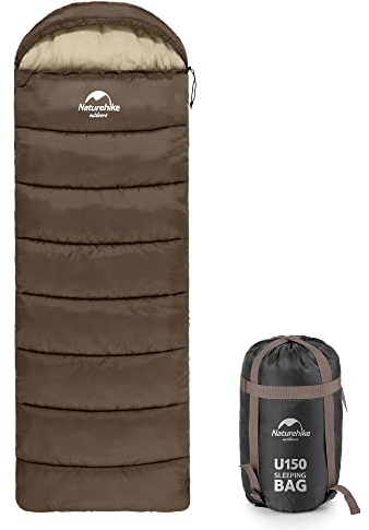 Naturehike Deckenschlafsack - Sleeping Bag, 7°C warmes und kühles Wetter -leicht, Jugendliche und Erwachsene zum Wandern, Rucksackreisen und Campen