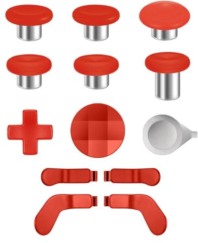 Palillos magnéticos 13 en 1 de repuesto para joystick analógico, kit de accesorios de reparación con 4 paletas, 2 almohadillas D, 1 herramienta para Xbox Elite Series 2 y controlador Core