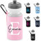 Custom Name & Initial Water Bottle for Kids - Personalised Childrens Drinks Bottle for School, Nursery, and Sports Activities - Ideal for Boys and Girls