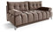 DomiMeble Couch „Broadway“ – modisches, Funktionelles und modernes Sofa mit Schlaffunktion, 197–146 cm – Größe: 197 x 100 x 94 cm – hochwertigster Stoff (Monolith 15)