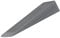 AFFIXERS Pack of 1 Door Stoppers for Floor Anti-Skid, Durable, and Heavy Duty Rubber Door Stops | Ideal for All Types of Surfaces |Grey Door Wedges Indoors