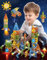 Jvchengxi 174 Teile Magnetische Bausteine Magnet Spielzeug Kinder Magnete Konstruktion Blöcke Buntes Startbahnspielzeug Montessori Lernspielzeug Luxus Bauklötze Set für Mädchen Jungen Geschenk