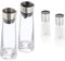 Blomus -MACCHIATO- Zucker & Sahne Set aus Glas, 180 ml Fassungsvermögen & 63567 Salz und Pfeffer Set Perea, 2 x 25 ml