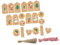 Amosfun 1 Set Weihnachtsdekoration Hängeetikett Weihnachtsdekoration Weihnachtskarte Weihnachtsanhänger Weihnachtsbaumschmuck Etiketten Karten Seil