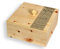 Brotdose aus Zirbenholz - 3 teilig: Brotbox & Deckel & Auflage-Gitter - Handmade in Austria