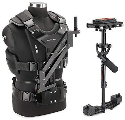 FLYCAM HD-3000 Camera Steadycam System with Comfort Arm and Vest | Table Clamp and Unico Quick Release Plate Supporting Cameras weighing upto 3.5kg/7.7lbs(CMFT-HD3)