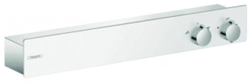 hansgrohe Duschthermostat ShowerTablet 600 Universal Aufputz, Thermostat für 2 Verbraucher, Weiß/Chrom