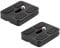 Neewer 2 Pieces Metal PU-50 50 millimeter Universal Quick Shoe plate With 1/4 inch Screw,Fits Standard for Camera Tripod Ball Head(Black)