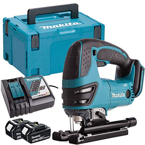 Makita DJV180Z DJV180 18V Cordless Li-ion Jigsaw with 2 x 3.0Ah BL1830, DC18RC & Case