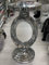 Touch of Vogue TOV® Silberne verspiegelte Beistelltisch Modern Pflanzenständer Beet Side Sparkle End Romany Pearl