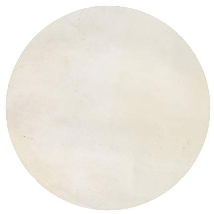 BQLZR Trommelfell aus Ziegenhaut, rund, für Bongos, Shamanentrommeln, Tambourine, 25,4 cm, Beige