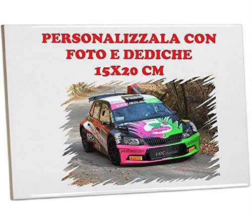 Piastrella in Ceramica Personalizzabile 15X20 cm Gadget Personalizzato | Piastrelle Personalizzabili con Foto e Dediche PS 10392