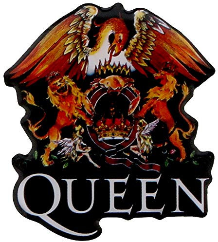 Queen METALL PIN # 6 CREST LOGO ANSTECKER BADGE BUTTON - 4x3cm