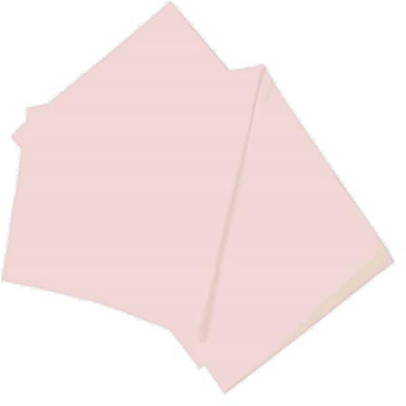 Belledorm Brushed Cotton Flat Sheet (Double) (Powder Pink)