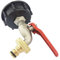IBC Adapter Kappe S60x6 mit 1/2 Zoll Auslaufhahn mit Stecker für System Gardena Gartenschlauch Tank Container