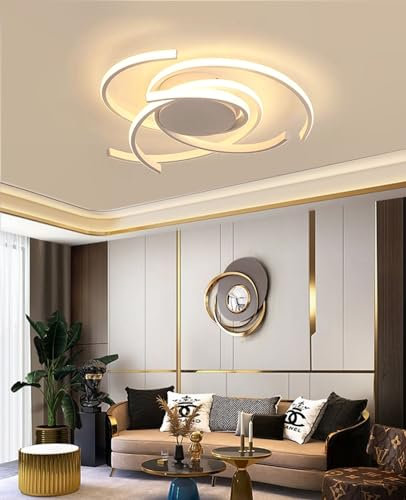 LED Ceiling Light Dimmable with Remote Control Bedroom Light 75 cm Modern Ring Design Ceiling Lamp Aluminium Acrylic Lampshade Decorative Lighting 3000 K - 6000 K for Dining Table Study Hallway1