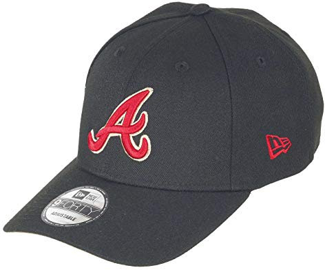 New Era Atlanta Braves 9forty Adjustable Snapback Cap MLB Essential Black/Beige - One-Size