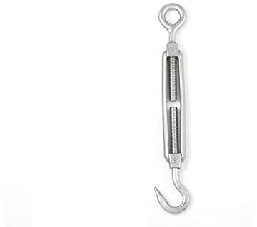 MASIDEF CCS0200016 Spannschloss Öse-Haken DIN 1480-M16 Stahl verzinkt