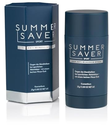 SUMMERSAVER SPORT - Der Anti-Wundreib-Stick der Deine Haut schützt | Langanhaltender und effektiver Schutz, dermatologisch getestet | Spezielle Sport-Rezeptur, Frische Duft Minze-Bergamotte