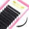 Flat Lashes 0.15 0.20 Ellipse Flat Lashes C CC D DD Curl Flat Lash Extensions Mattschwarz Wimpernverlängerung 8-15 MIX (C-0.15, 9 mm)