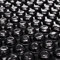 Tidyard Catherinol Bâche à Bulles Piscine Bâche Piscine Bache Bulle Piscine Couverture de Piscine Noir 455 cm PE