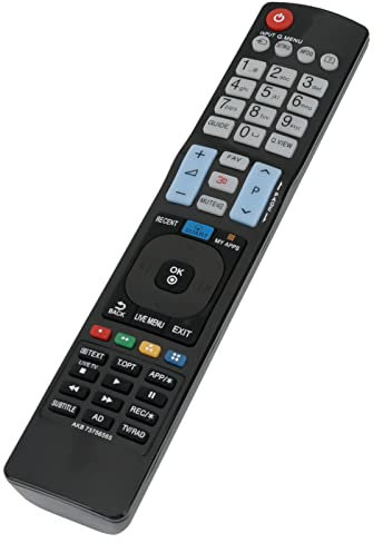 AKB73756565 Remplacement de la télécommande Convient pour LG Téléviseur LED 47LB652V-ZA 47LB653V-ZK 47LB650V-ZE 47LB650V-ZN 50LB650V-ZA 50LB652V-ZA 50LB653V-ZK 50LB650V-ZE 50LB650V-ZN 55LB650V