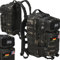 BWuM US Assault Pack Cooper Rucksack + Patch & Flaggen, Größe:Medium (30L), Farbe:Darkcamo