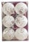 6 Stück Weihnachtskugeln 6 cm transparente Christbaumkugeln Weiss Schneeball Weihnachtsbaum Anhänger dekorative Weihnachtskugeln Plastik Kugeln Deko Hängender Kugel für Weihnachtsbaum,#4