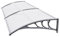 Panana Door Canopy Outdoor, Rain Awning, Window Garden Canopy, Patio Porch Shelter, Front/Back Door Cover 82X200CM