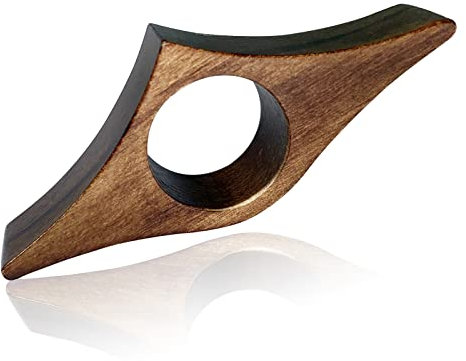 Buchseitenhalter, Mittel Natur Buchseitenhalter Daumen Cooler ungewöhnlicher Buchseitenhalter Handgemachtes Lesezeichen aus Walnuss Holz Lesezubehör Geschenke für Buchliebhaber Leseratten und Lehrer