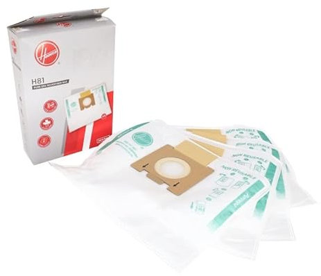 sparefixd for Hoover H81 Vacuum Cleaner Dust Bags Microfiber Telios Extra x 4