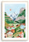 Nationcog Schweiz-Kunstdruck, Bergwandkunst, Schweizer Alpen, Poster, Grindelwald-Druck, Lauterbrunnen, Reiseposter, Reisegeschenk, Einweihungsgeschenk (ungerahmt) (40,6 x 61 cm)