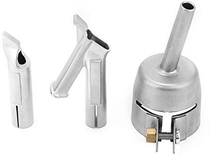 Heißluftpistolen-Zubehör, 3Pcs 5mm Schnellschweißdüsen Heißluft Düsen Speed Schweißdüsen Tipps Schnellschweißdüse für PVC Kunststoff Heißluftpistole