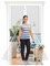 Mosquitera Puerta Magnetica 140 x 210 cm Cortina Magnetica Cortina Mosquitera para Puertas Cortina Antimosquitos Magnetica para puerta de balcón sala de estar puerta de patio, Blanco