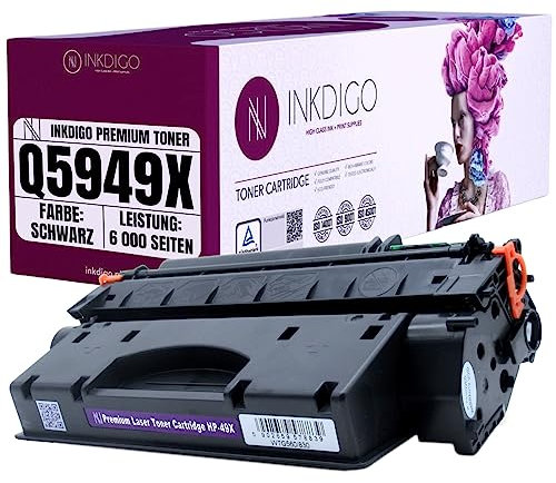 Q5949X XL 6000 Seiten - Premium TÜV Toner Schwarz Kompatibel für drucker HP Laserjet 1160 1320 3390 All-in-One 1320n 3392 All-in-One Canon LBP-3300 LBP-3360