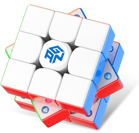 GAN356 Maglev Zauberwürfel Magnetisch 3x3, Profi SpeedCube 56cm, Magic Cube Frost Coated für Kinder Erwachsene