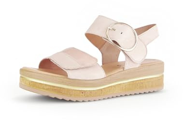 Gabor Damen Plateausandalen, Frauen Sandalen,Best Fitting,Sommerschuhe,Freizeitschuhe,offene Schuhe,Strandschuhe,bequem,Rouge/rame,39 EU / 6 UK