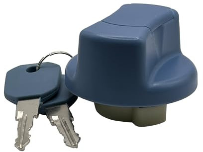ALIGOPARTS 40 mm AdBlue Tankdeckel abschließbar für Mercedes, DAF, MAN – LKW Nachrüstdeckel mit 2 Schlüsseln – Ersatz für OE 0004704405, 81.15402.6027, 2171942
