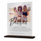 CHRISCK design Fotogeschenk mit Bestie Definition - individuelles Geschenk beste Freundin - BFF Geschenke zum Geburtstag - beleuchtetes Acryl Glasbild mit Foto