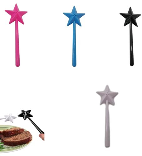 YuWangg 4 pezzi bacchette magiche per sale e pepe, saliera e pepe, magica saliera e pepe, adatto per cucine domestiche, campeggio, ristoranti, ecc.