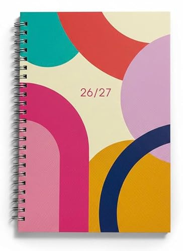 Paulstore 2024-2025 A5 WTV Academic Fantasy Organiser Diary - Foil Finish Diary A5 Week To View Diary for Year Planner for Business, Office, Home, Appointments (Keep Going)