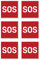 SOS/Notfalltelefon - Brandschutzzeichen - Anlehnung an DIN EN ISO 7010 / ASR A1.43