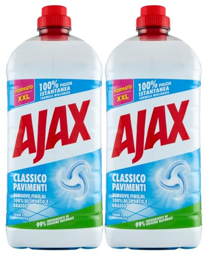 Detersivo Per Pavimenti CLASSICO, Igiene e Freschezza. Rimuove Fino Al 100% Di Sporco e Grasso, Con 99% Di Ingredienti Di Origine Naturale. Formato XXL 1,9L (2)