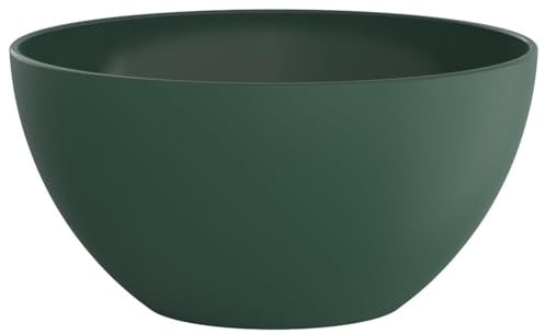 Rotho Caruba Saladier 3 l en plastique solide Idéal à emporter avec soi Finition de qualité supérieure Vert